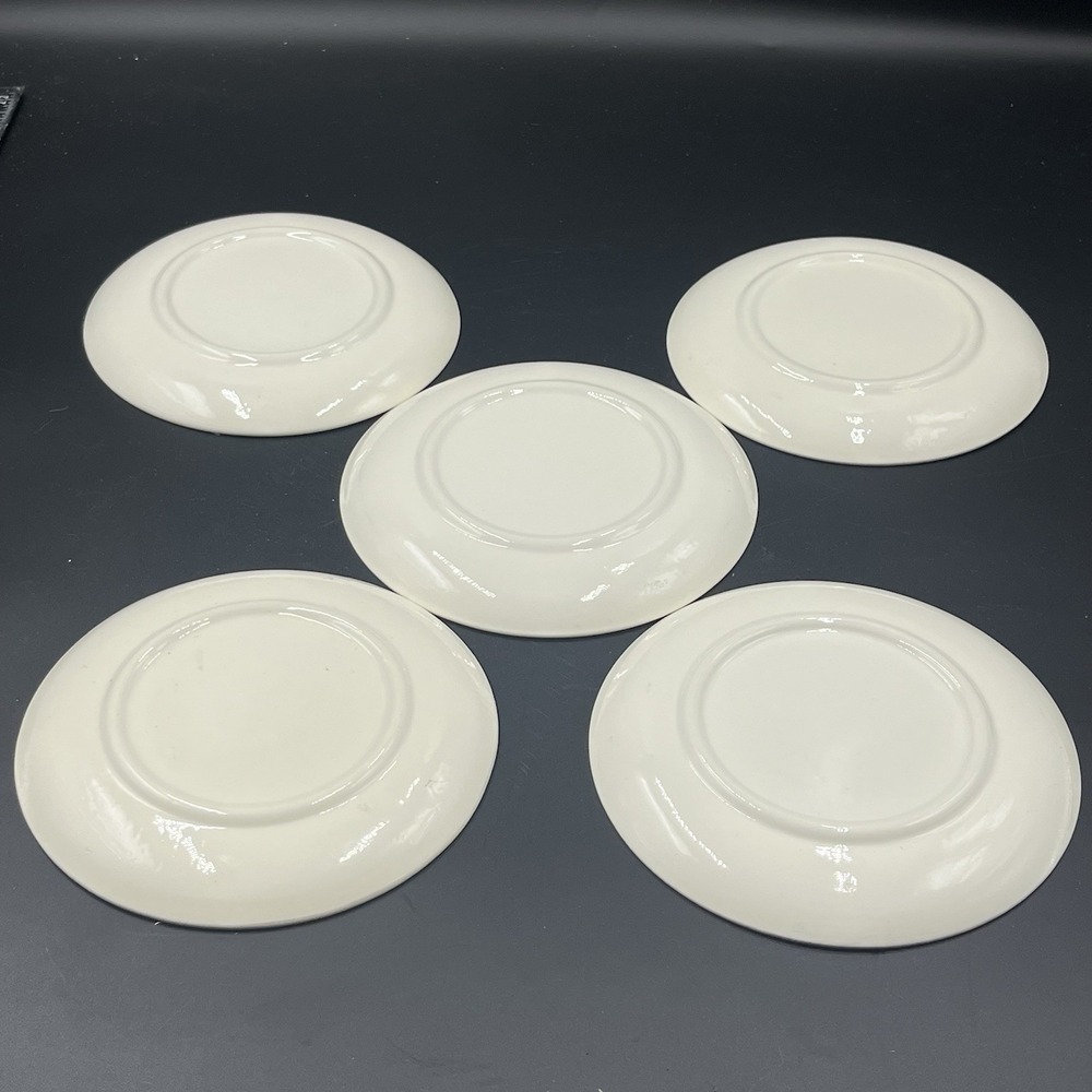 Cunningham & Pickett Avalon Aqua Atomic Flora Design 1950's Set‎ of 5 - Picture 4 of 4